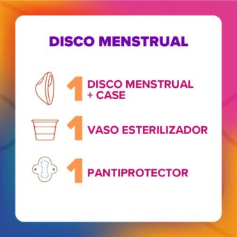 Paquete Disco menstrual